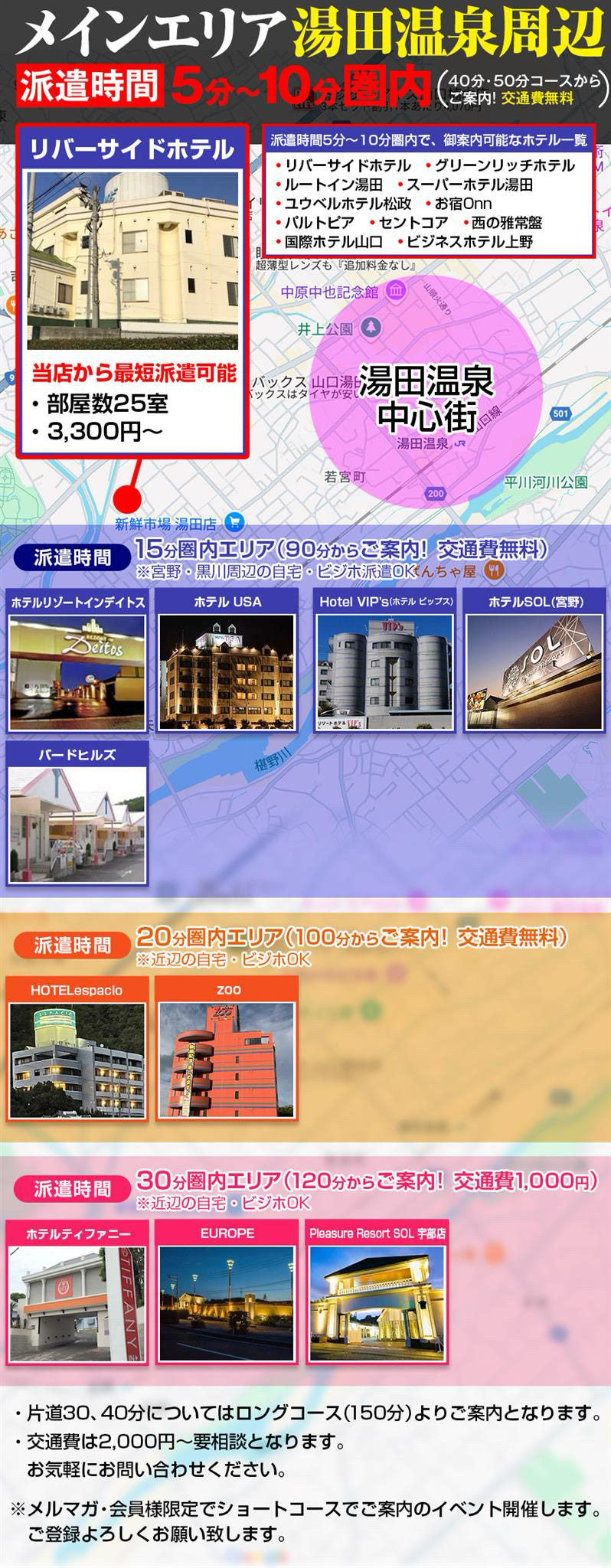 エリア案内情報